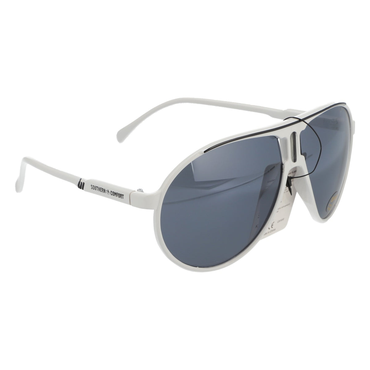 Southern Comfort Whiskey Sonnenbrille Nerdbrille Partybrille Spaßbrille Malle Weiß Schwarze Schrift – Ansicht 3