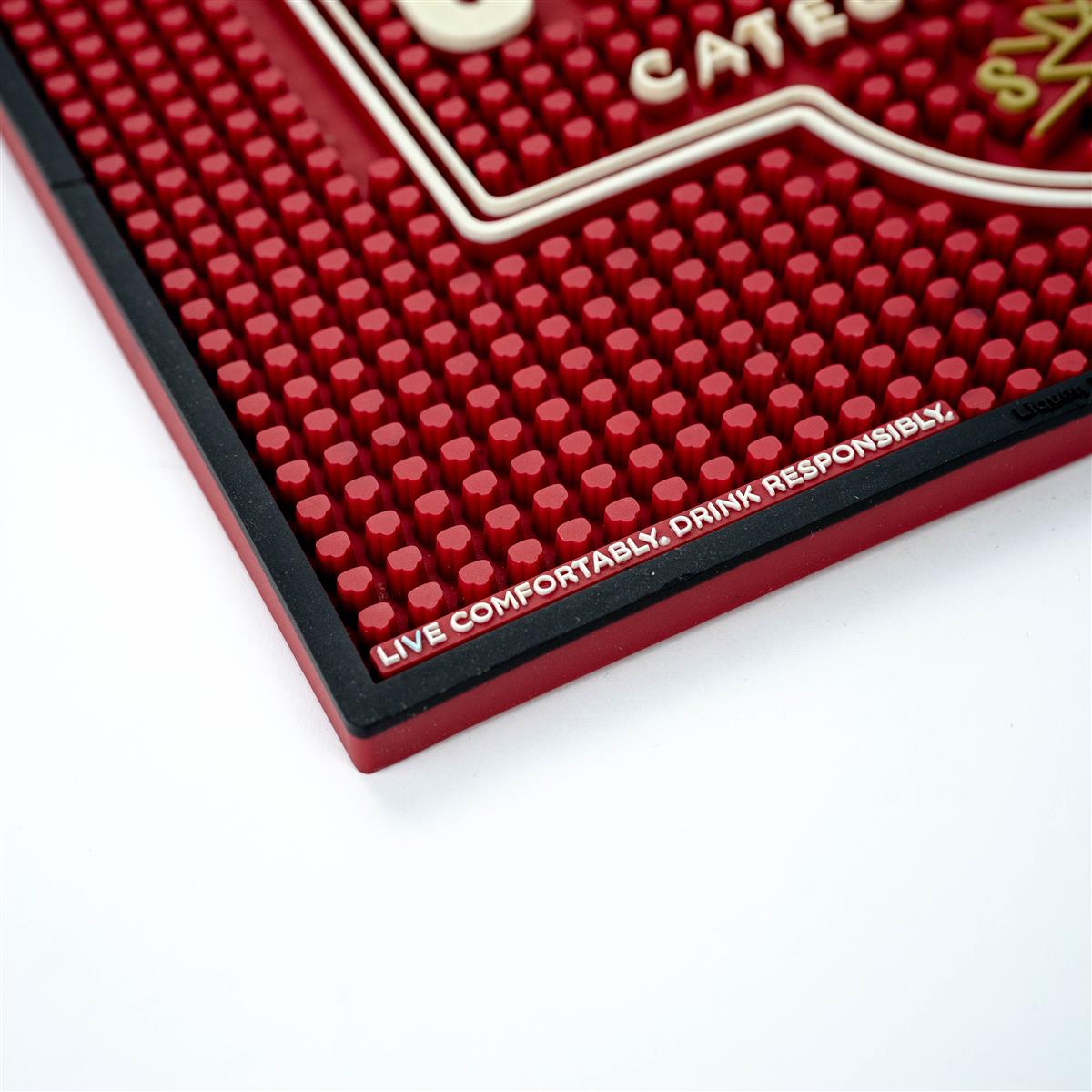 Southern Comfort Whisky Barmatte Abtropfmatte Barzubehör groß rot 35 x 27 – Ansicht 2