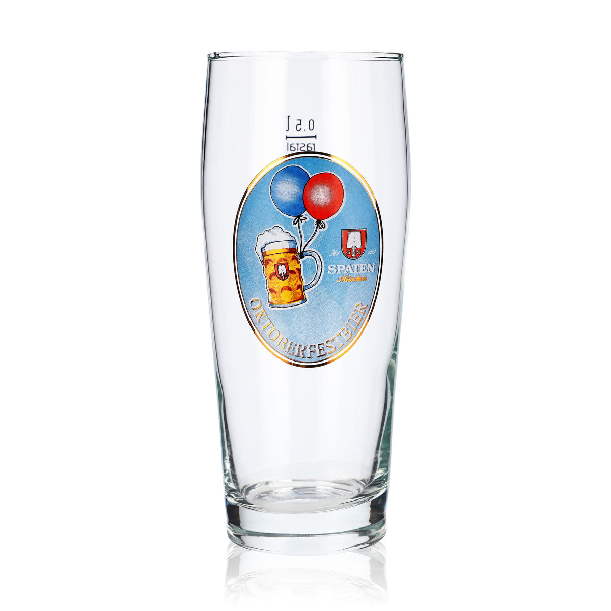 Spaten Bier Glas Becher Oktoberfest 0,5l Rastal Ruhr Kristall Bierglas Bierkrug