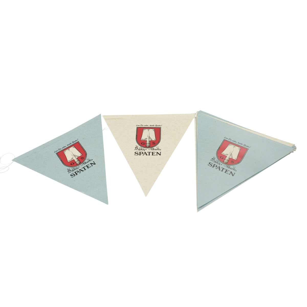 Spaten Bier Wimpel Kette 16 Fahnen Banner Girlande Fähnchen Flagge Party Deko