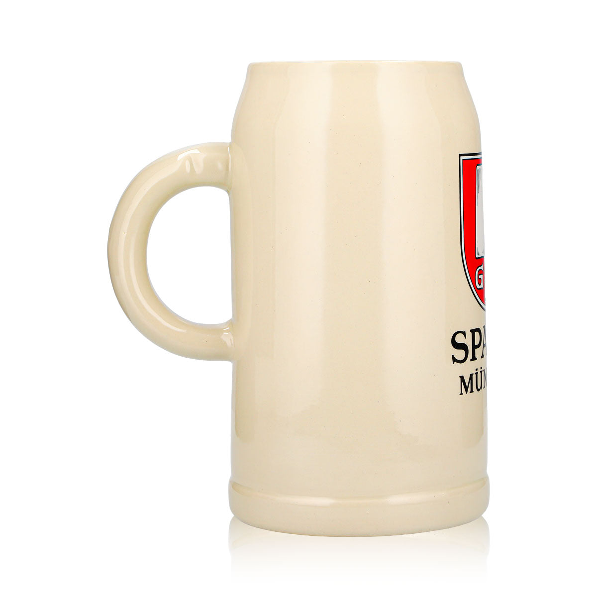 Spaten Bierkrug XXL 2l Bierseidel Bierhumpen Riesenkrug München Glas Steingut – Ansicht 3