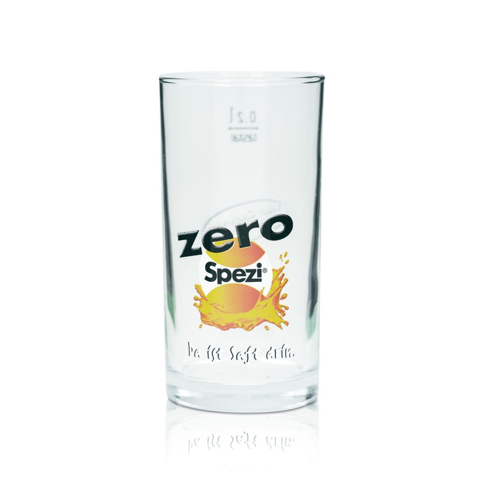 Spezi Softdrink Glas 0,2l Becherglas Zero Limonade Gläser Sammler Liebhaber
