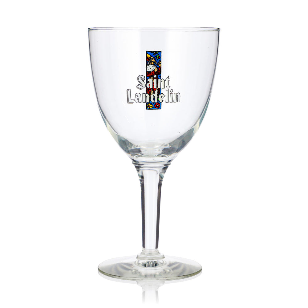 St. Landelin Bier Glas 0,5l Pokal Kelch König auf Logo