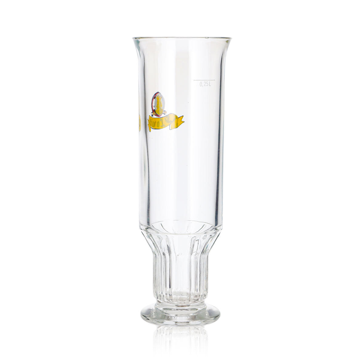 St. Louis Bier Glas 0,25l Pokal Relief VMC France – Ansicht 4