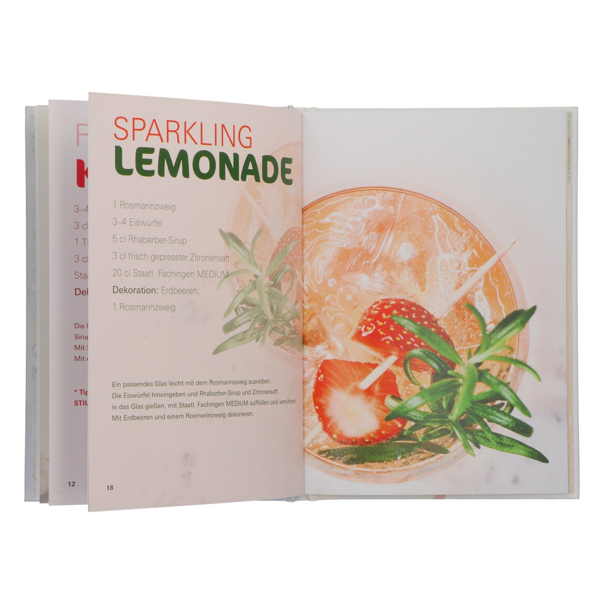 Staatl. Fachingen Wasser Buch Cocktails & Waterdrinks Alkoholfrei neu Papier – Ansicht 3