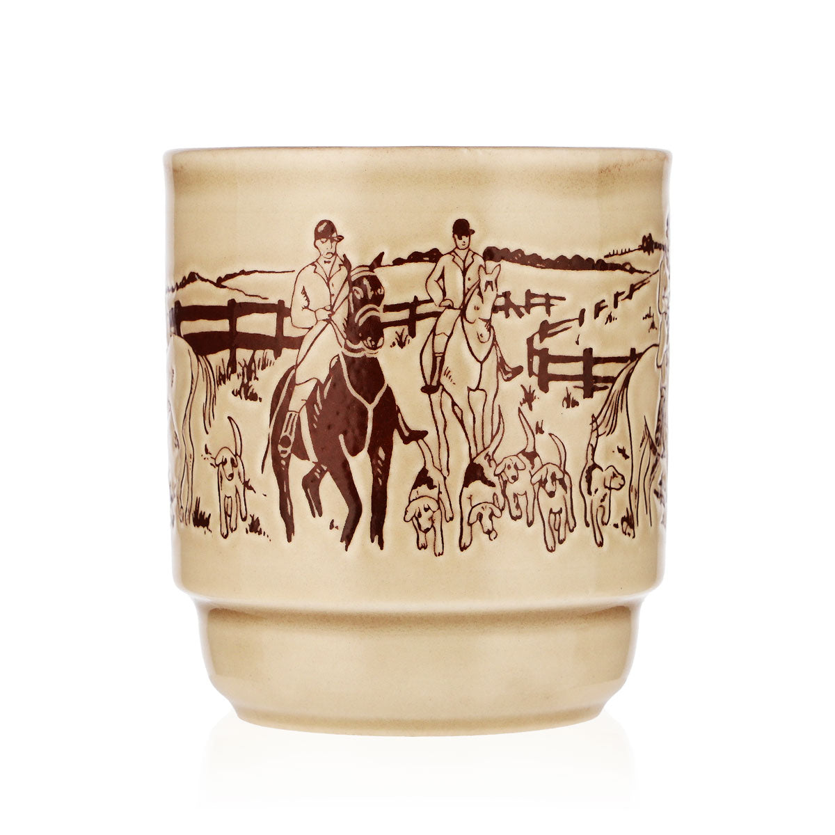 Staffordshire Glas Becher 0,33l Tasse Emailiert Tableware Made in England – Ansicht 2