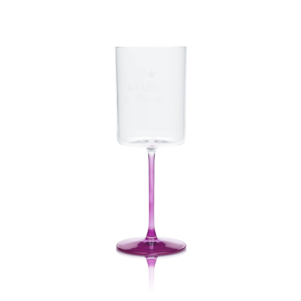 Starlino Aperitivo Glas Ballon Cocktail Gläser Stiel Pink Rosa Hotel Longdrink