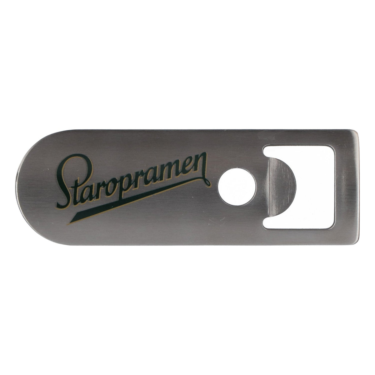 Staropramen Bier Edelstahl Flaschenöffner Kapselheber Hebelöffner – Ansicht 2