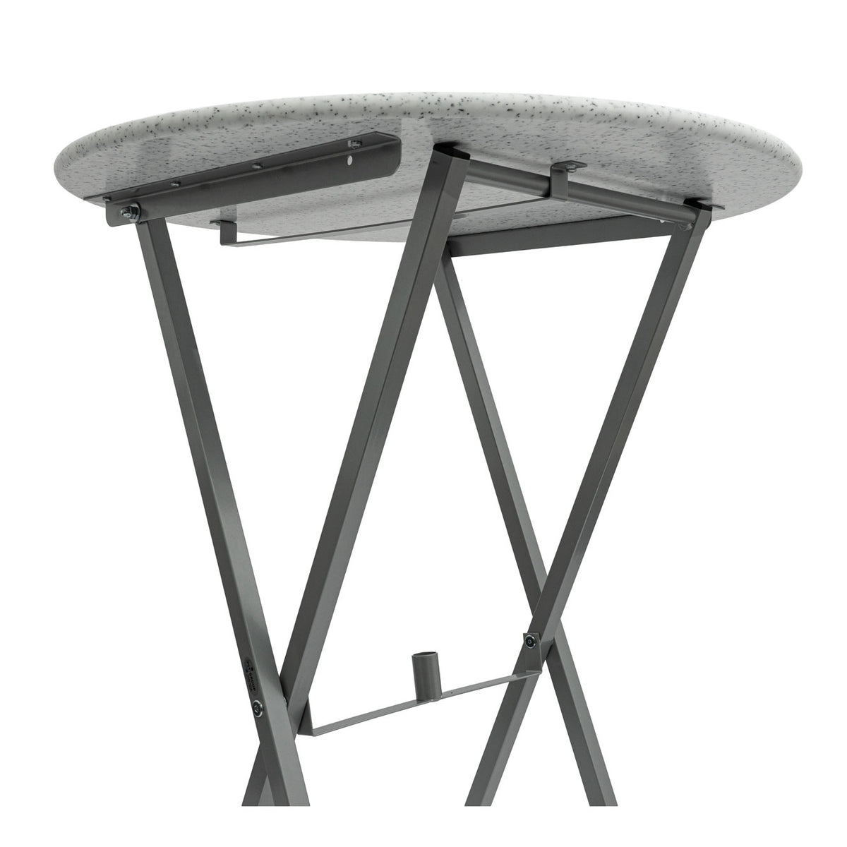 Stehtisch klappbar unkaputtbar Schirm Halterung Bistrotisch 115cm – Ansicht 3