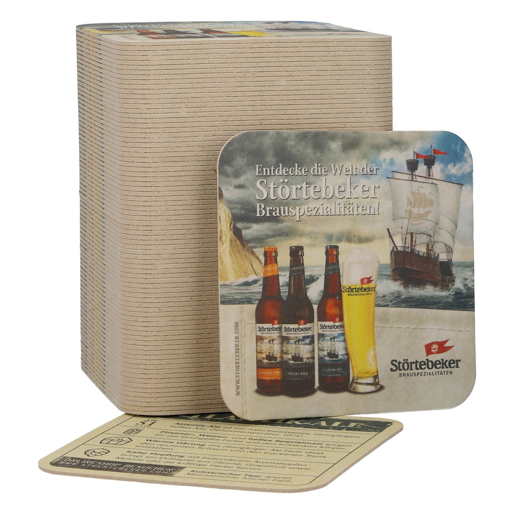 Störtebeker Bierdeckel Atlantik-Ale 100 St Untersetzer Bier Barzubehör neu