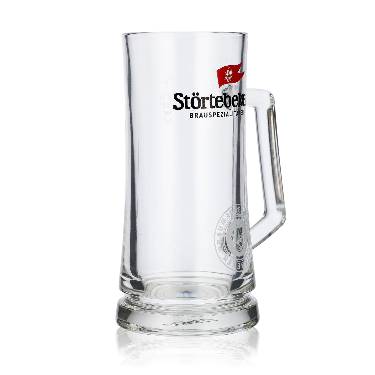 Störtebeker Koggenseidel Glas 0,3l Bierkrug Humpen Gläser Brauerei Stralsund – Ansicht 2