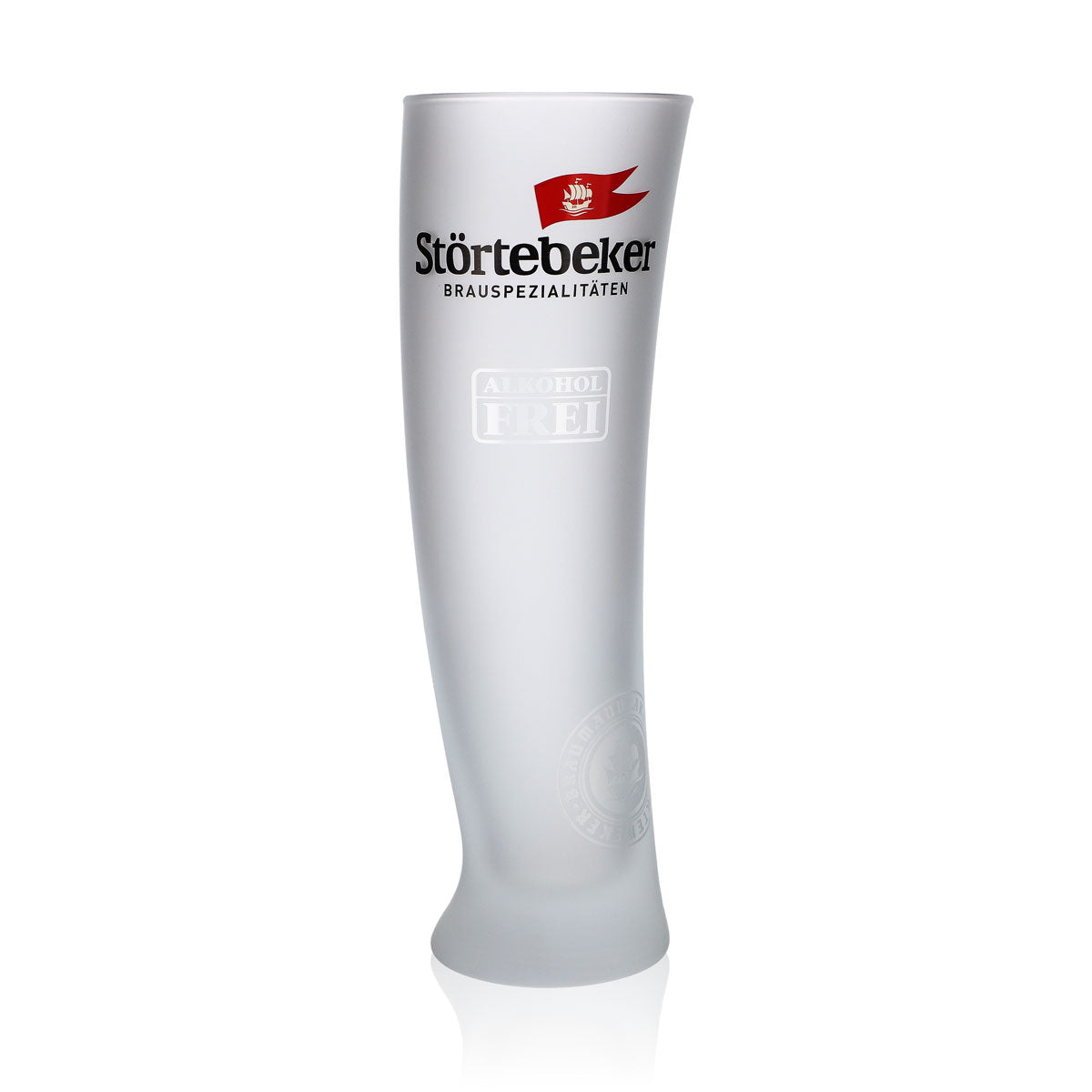 6x Störtebeker Segelglas 0,5l Alkoholfrei - Satinierte Design Craft Bier Gläser Set – Ansicht 2