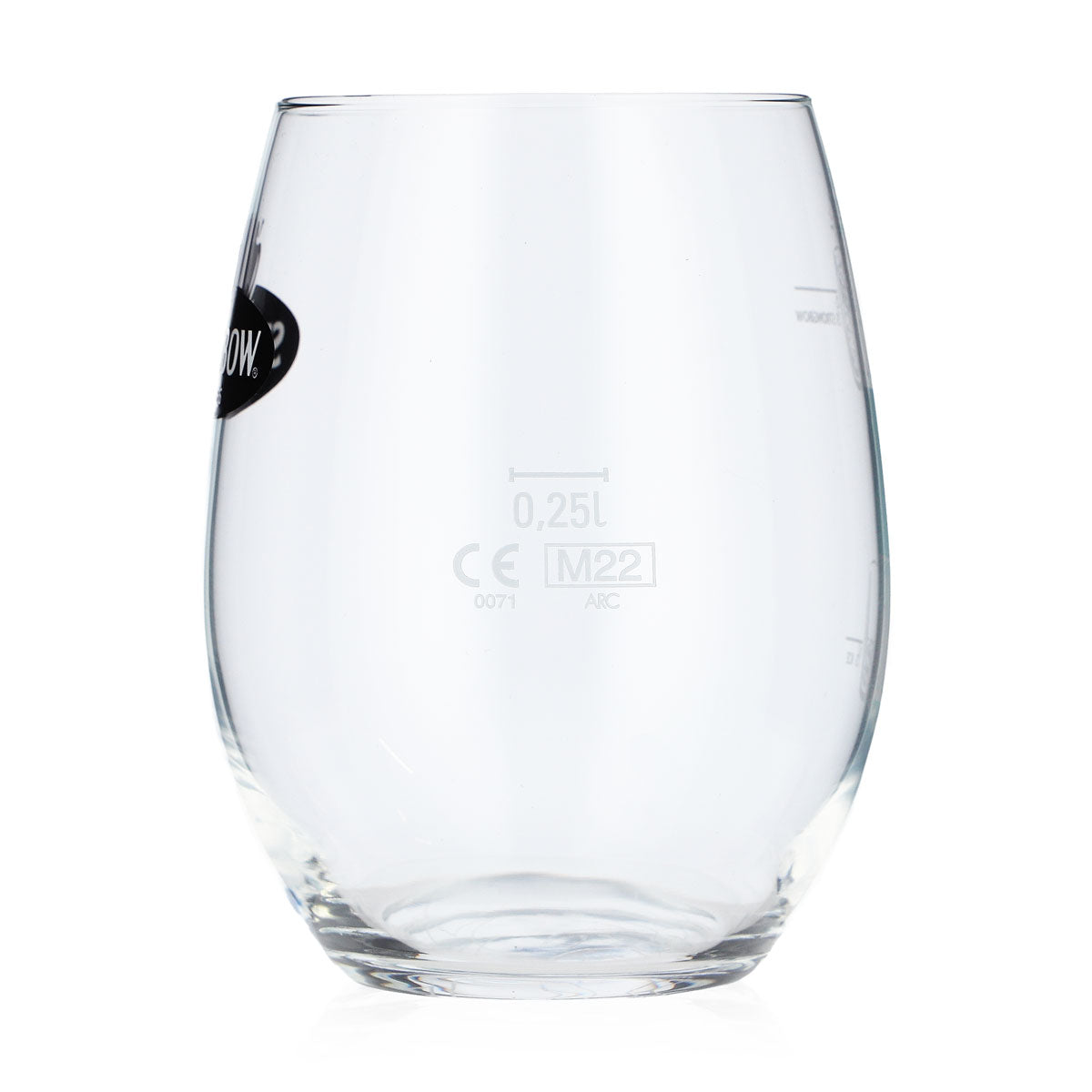 Strongbow Cider Glas 0,25l Tumbler Schwarzes Logo Whiskyglas Old Fashioned – Ansicht 4