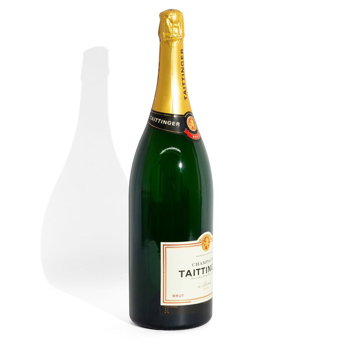 Taittinger Champagner 3l LEERE Showflasche Dekoflasche Empty Bottle Brut – Ansicht 2