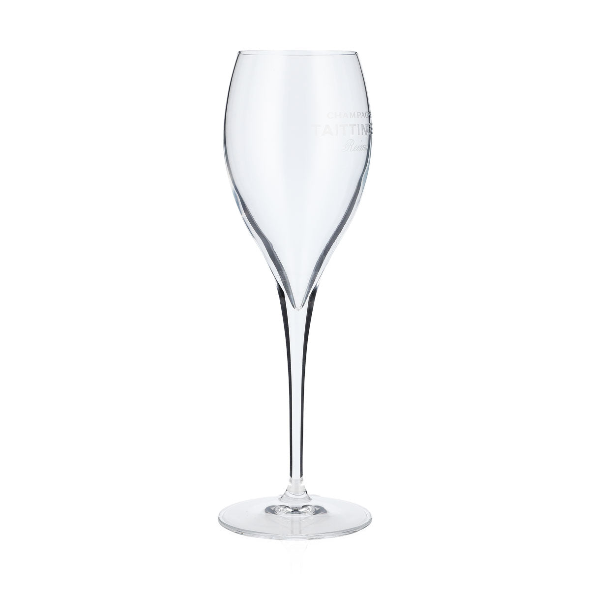 Taittinger Champagner Glas 0,15l Flöte Sektglas Reims Initial – Ansicht 2