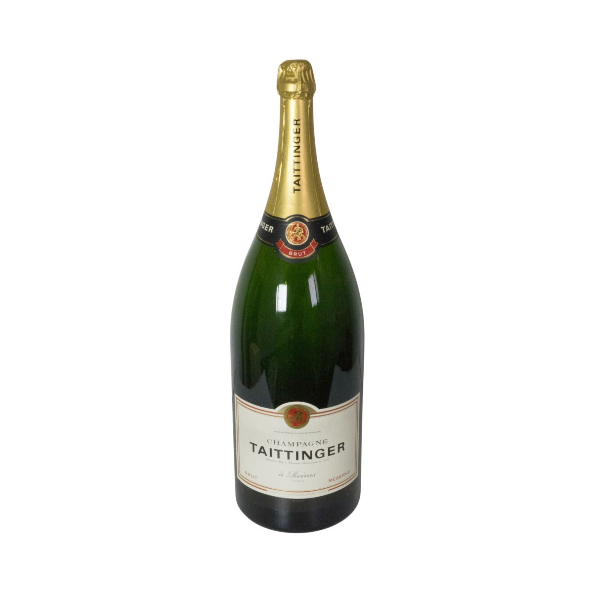 Taittinger Champagner Showflasche Balthazar 12l Holzbox LEERER DUMMY Dekoration