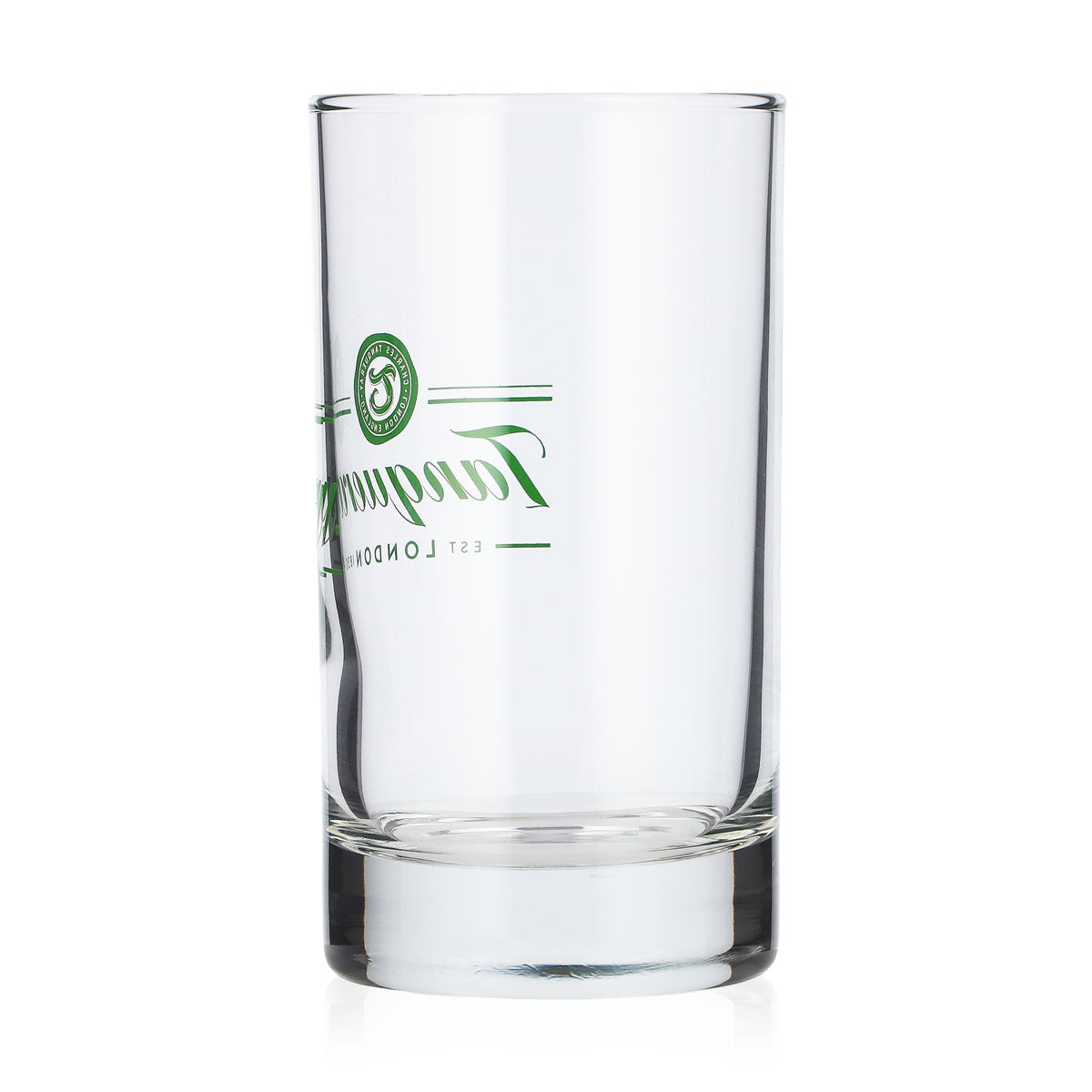 Tanqueray Gin Glas 0,15l Tumbler Logo hellgrün Whiskyglas Old Fashioned Lowball – Ansicht 3