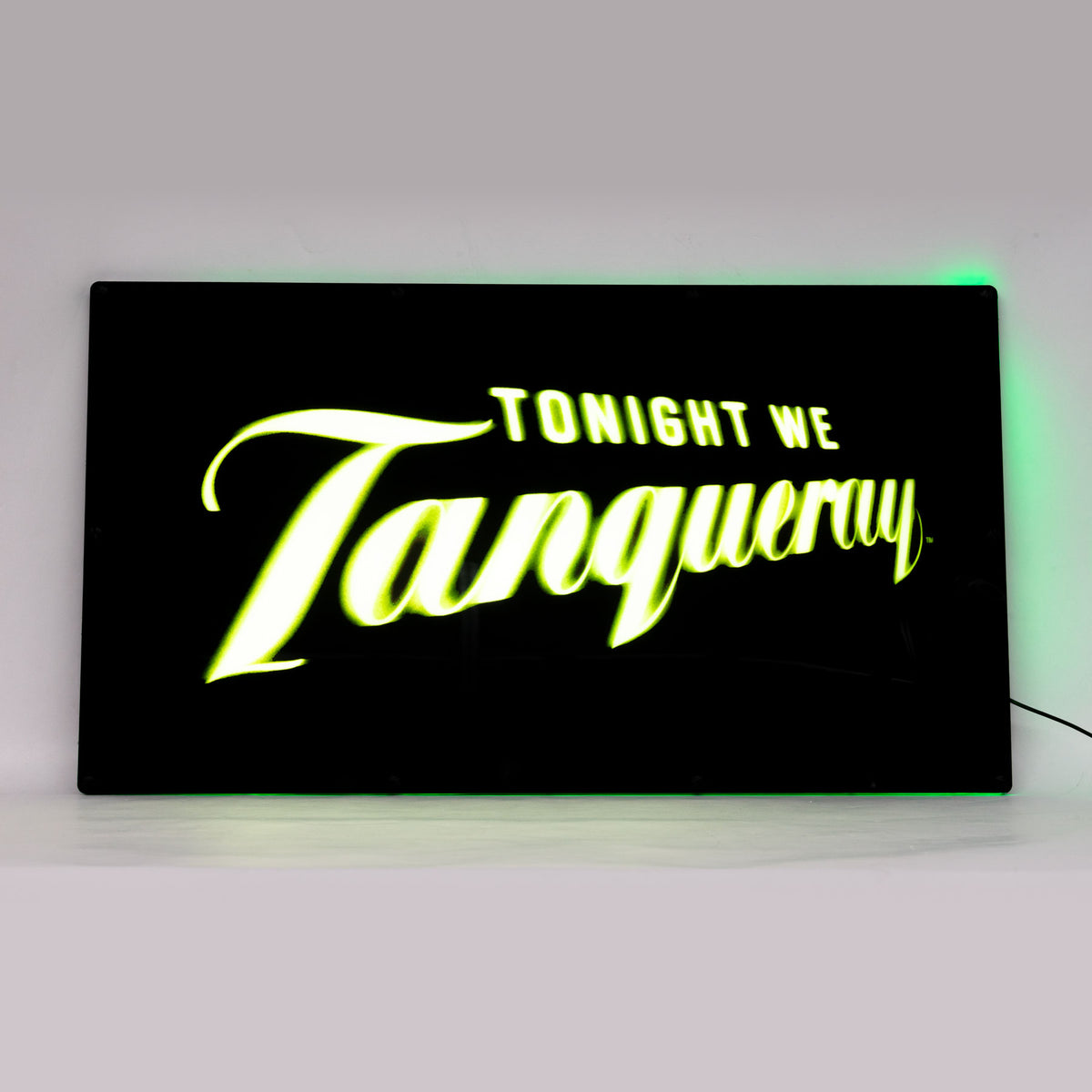 Tanqueray Gin LED Leuchtreklame Leuchtwerburg "Tonight" Acryl – Ansicht 4