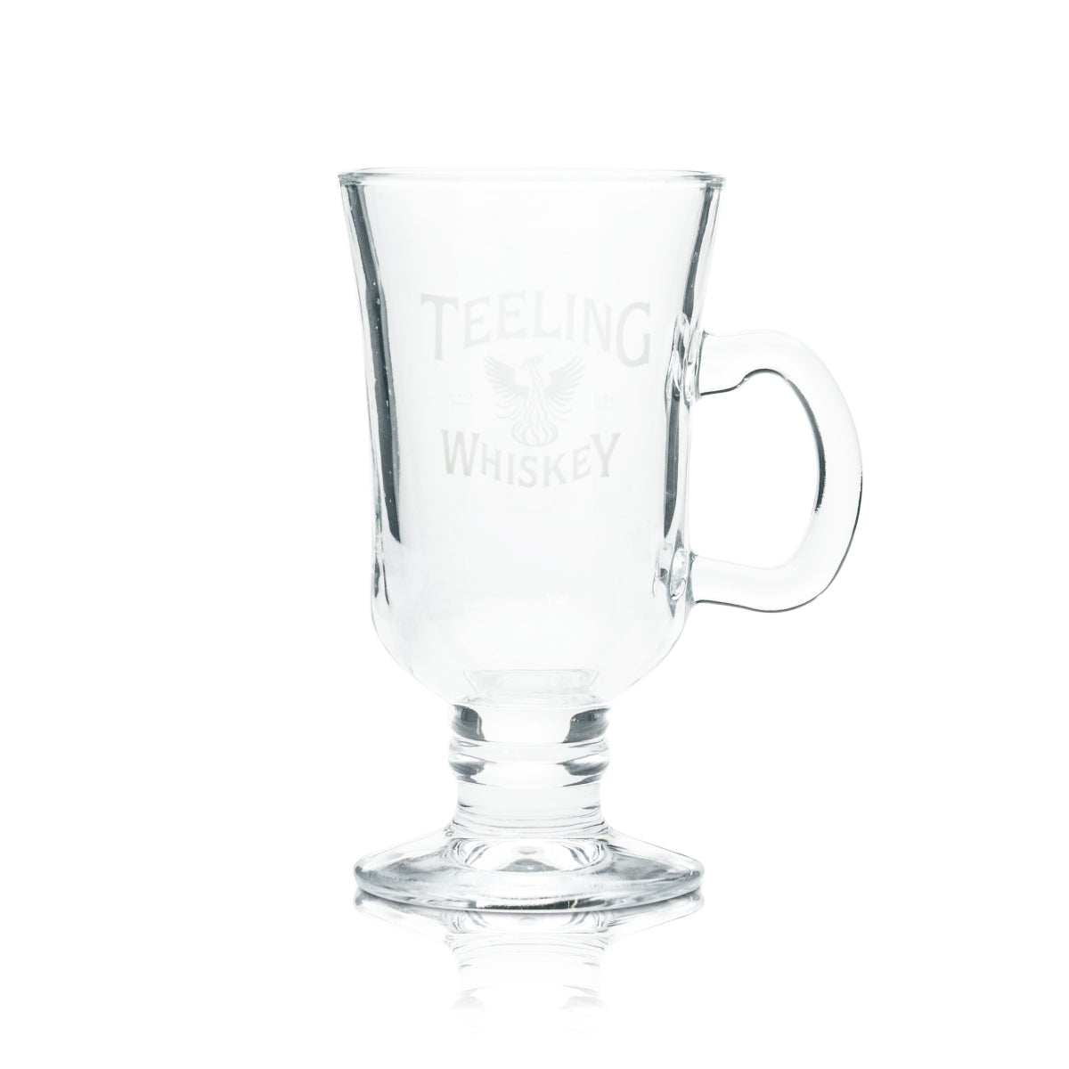 6x Teeling Whiskey Glas 0,2l Henkel Tasse Irish Coffee Gläser Single Malt Dublin – Ansicht 2