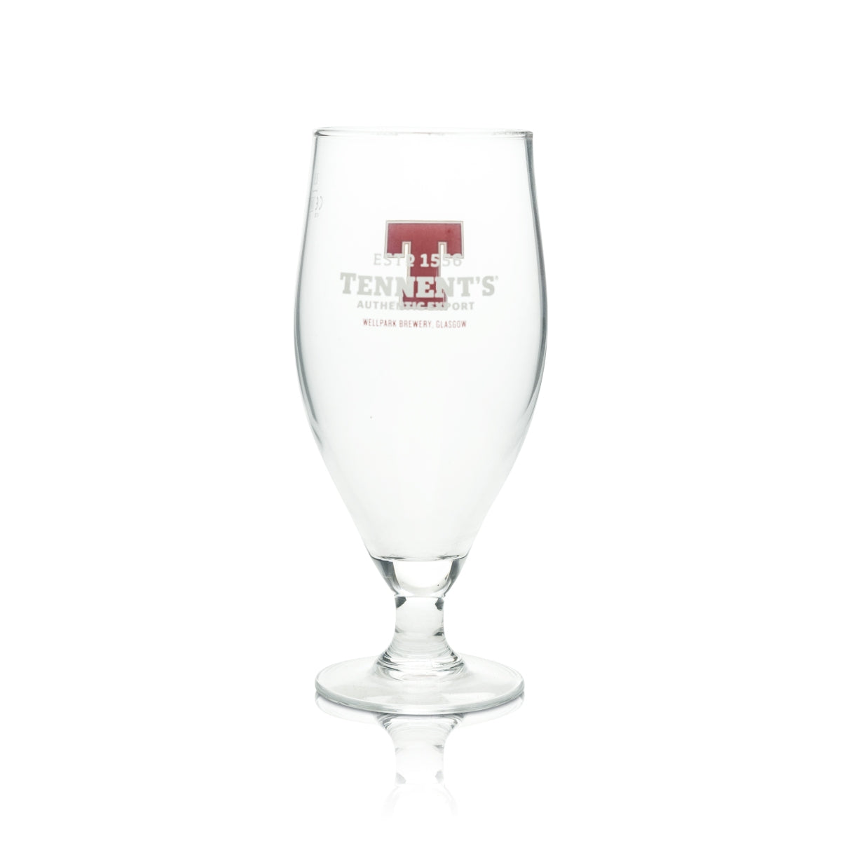 Tennent's Bier Glas 0,5l Pokal Authentic Export Glasgow Gläser Pint Beer Craft – Ansicht 2