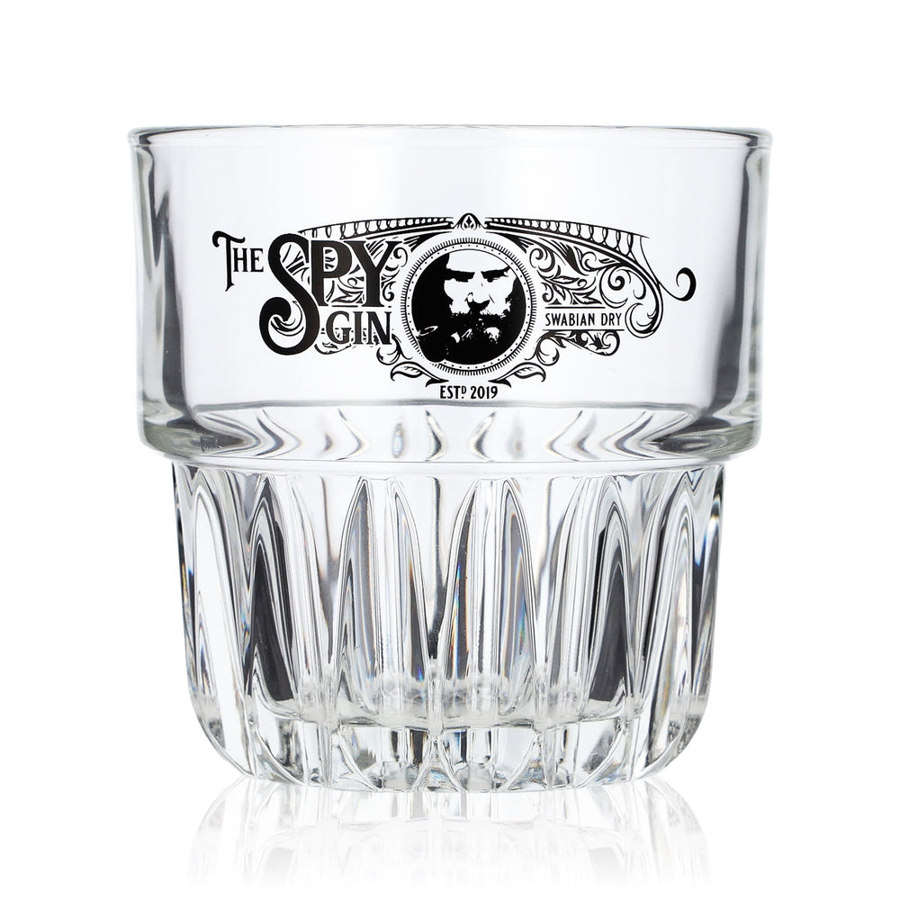 The Spy Gin Gin Glas 0,37l Tumbler Whiskyglas Old Fashioned Lowball Copa Tonic