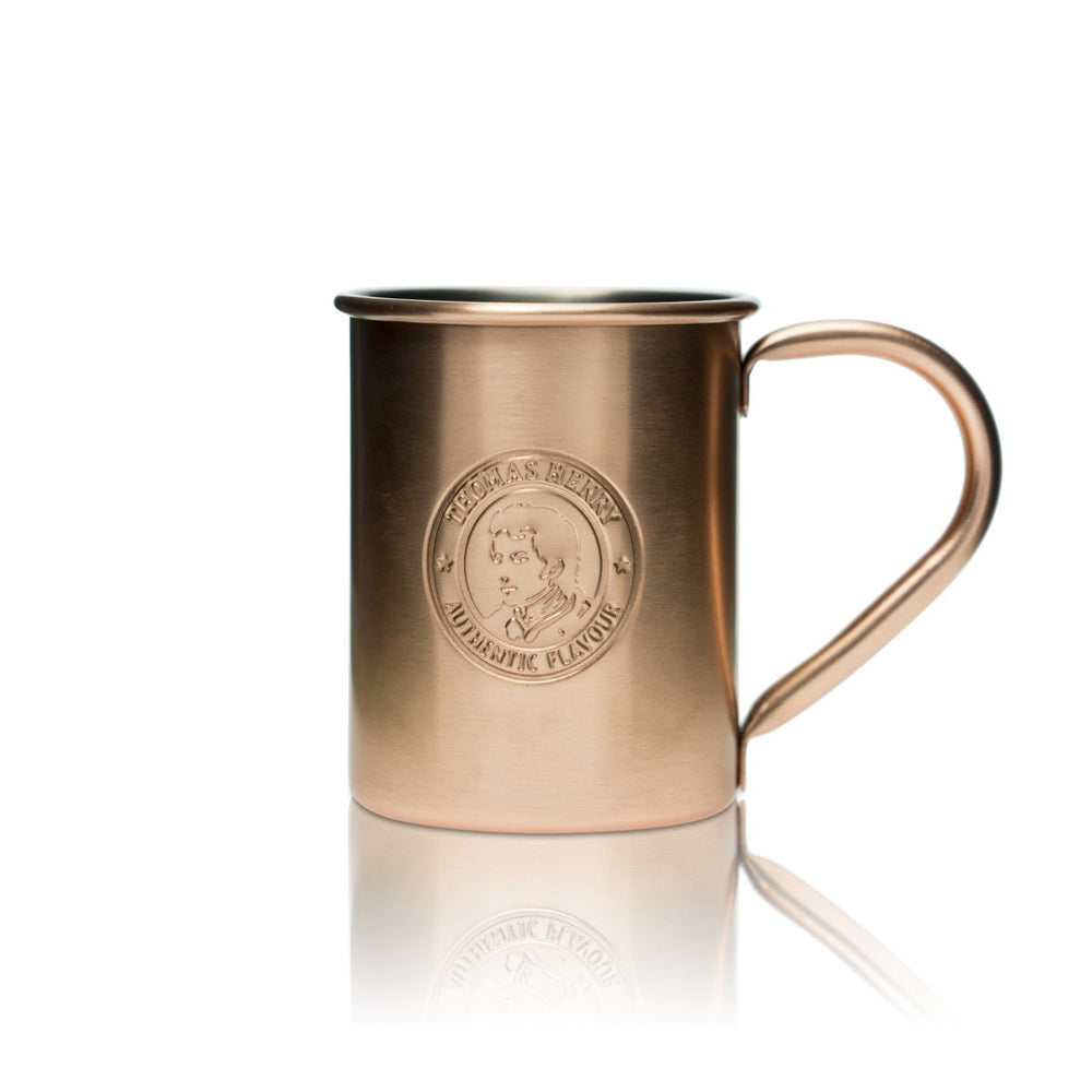 Thomas Henry Kupferbecher Glas 0,4l Gin Tasse Kupfer Krug Henkel Gin-Tonic