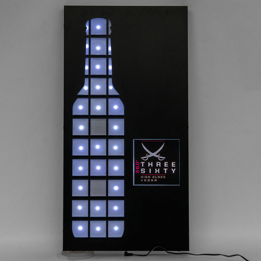 Three Sixty Leuchtreklame Luminated LED Wallsign Bardekoration Merch B-WARE