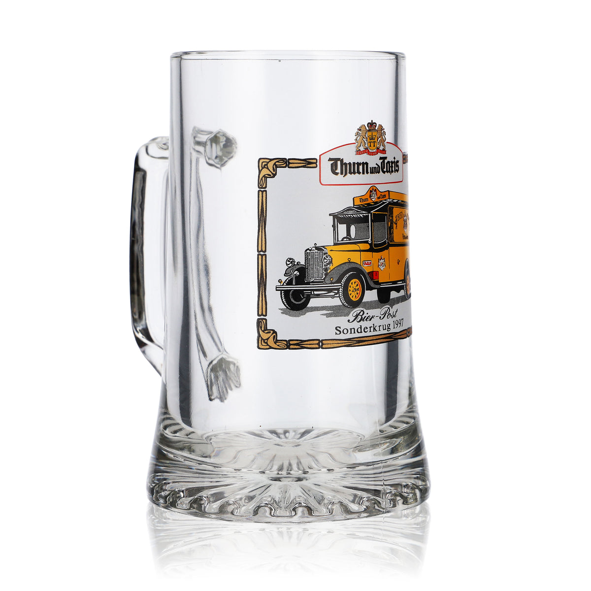 Thurn & Taxis Bierglas Gläser Bierkrüge Seidel 0,49l Krug Bierpost – Ansicht 2