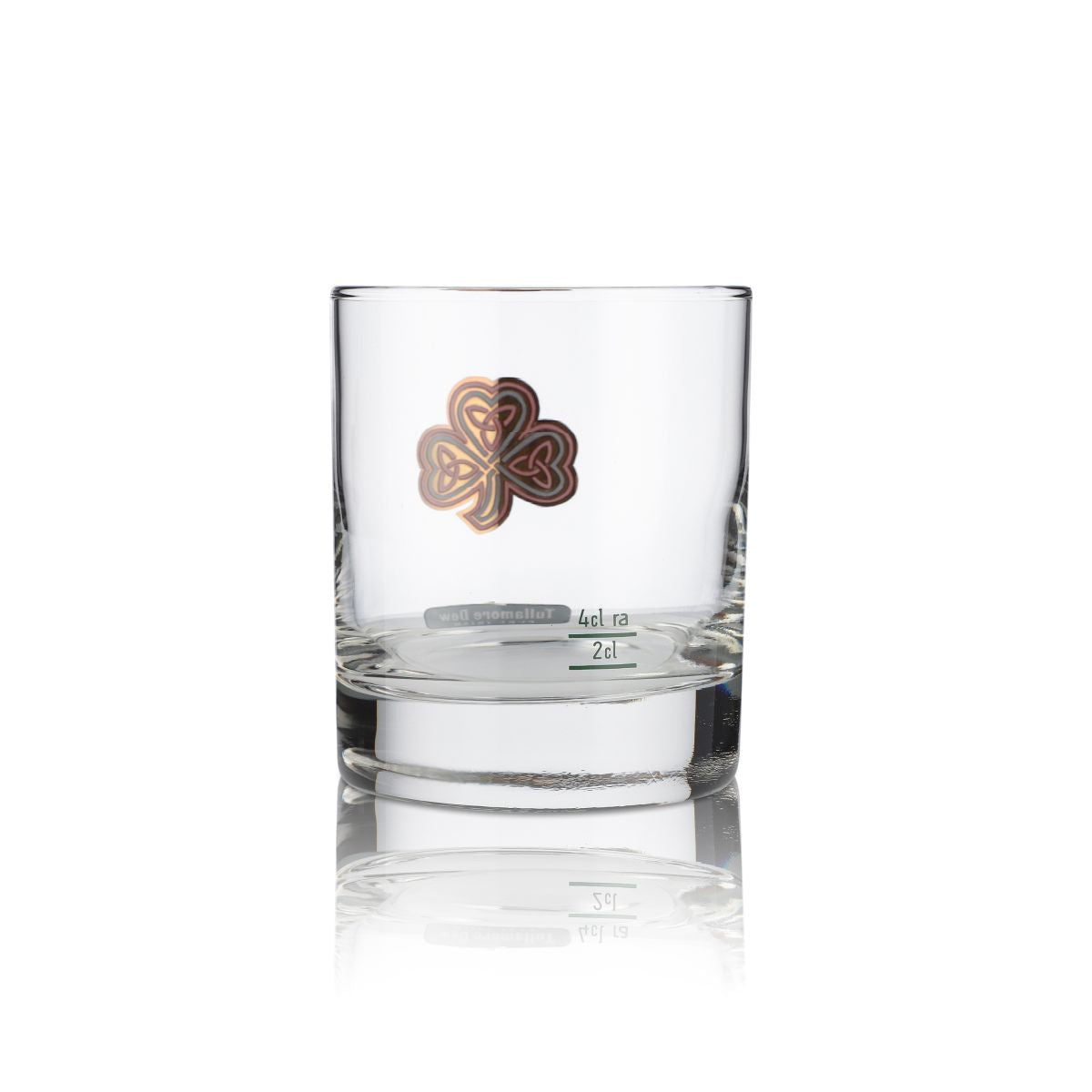 Tullamore Dew Glas 0,29l Irish Whisky Tumbler Gläser Sammlerglas Kleeblatt – Ansicht 2