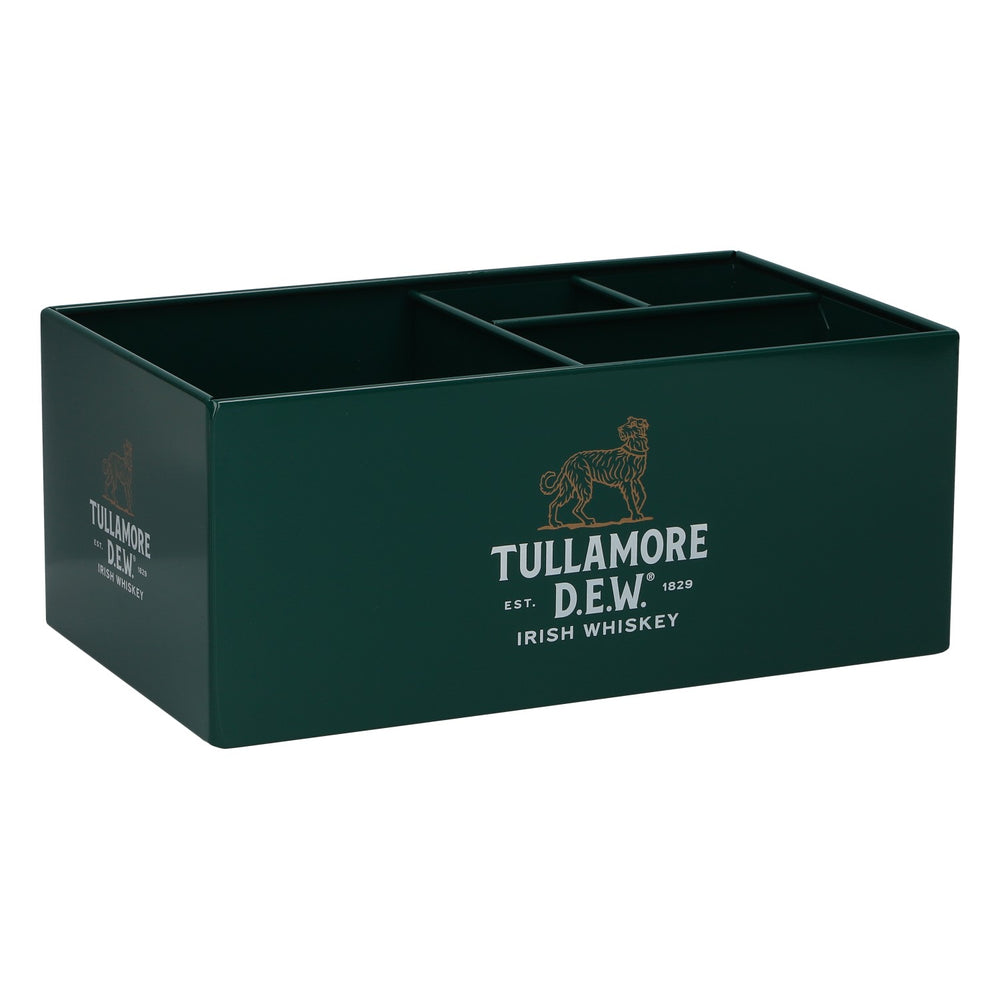 Tullamore Dew Whiskey Barcaddy 25,5x15x10,5 cm neu Metall grün