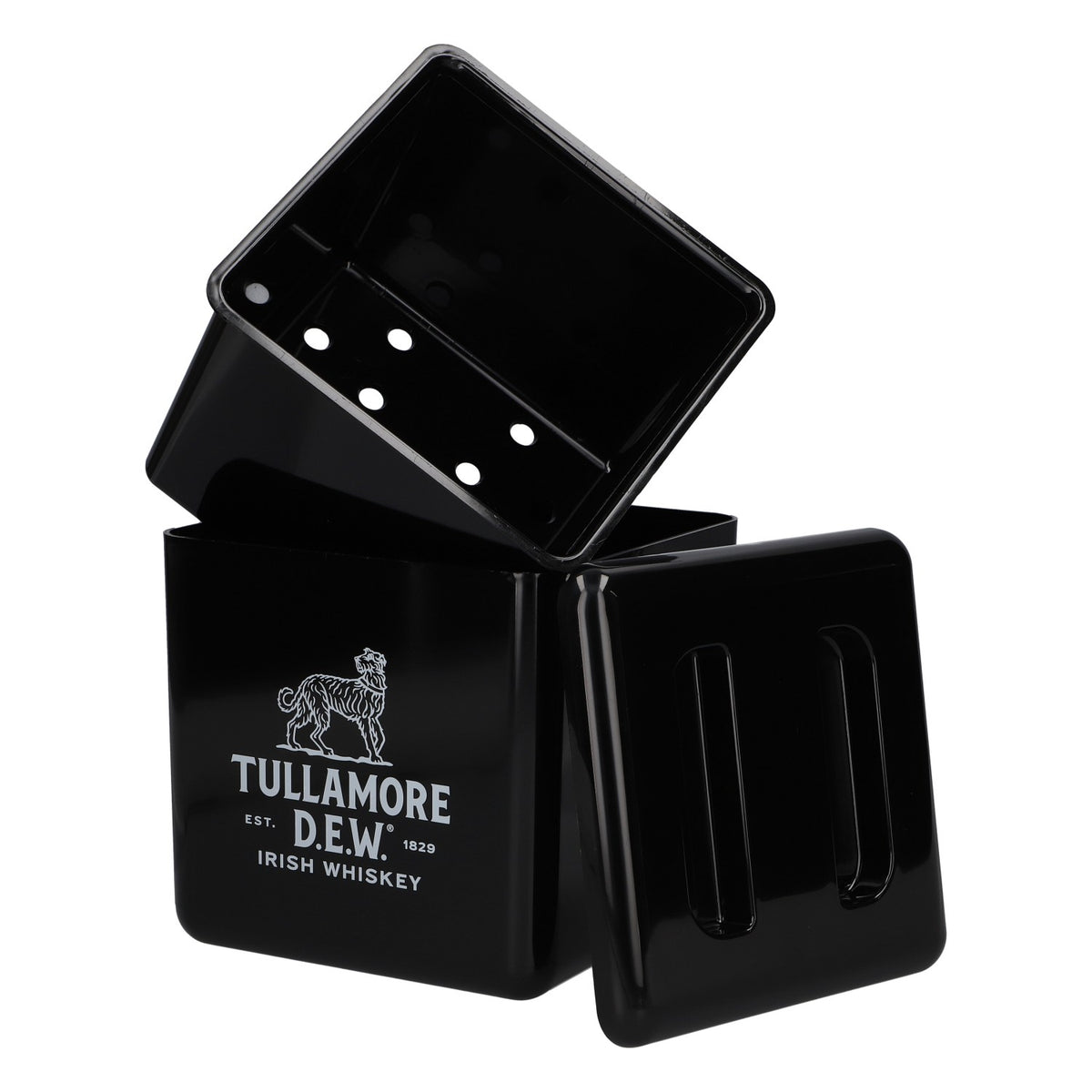 Tullamore Dew Whiskey Eiskühler Flaschenkühler Irish Whiskey EST.1829 schwarz ne – Ansicht 4