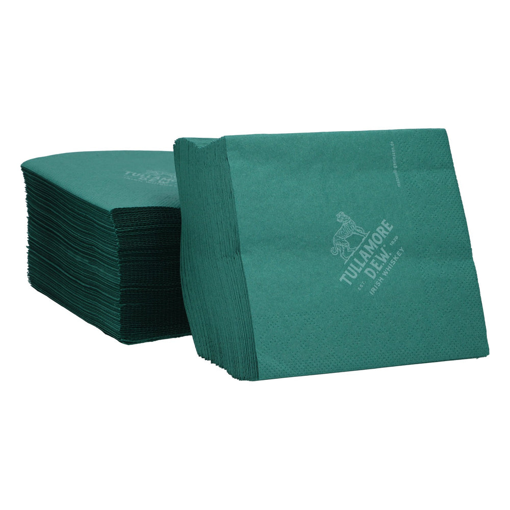 Tullamore Dew Whiskey Servietten neu Papier grün