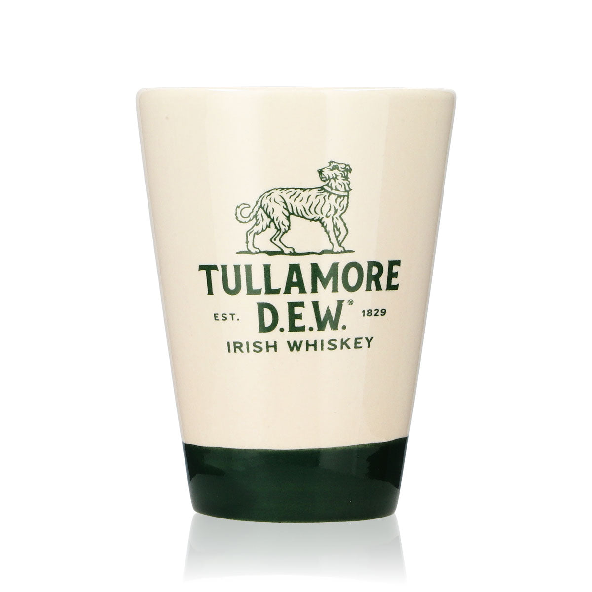 6x Tullamore Dew Whisky Glas Shotglas Stamper Steinzeug Tonglas 0,09l – Ansicht 2