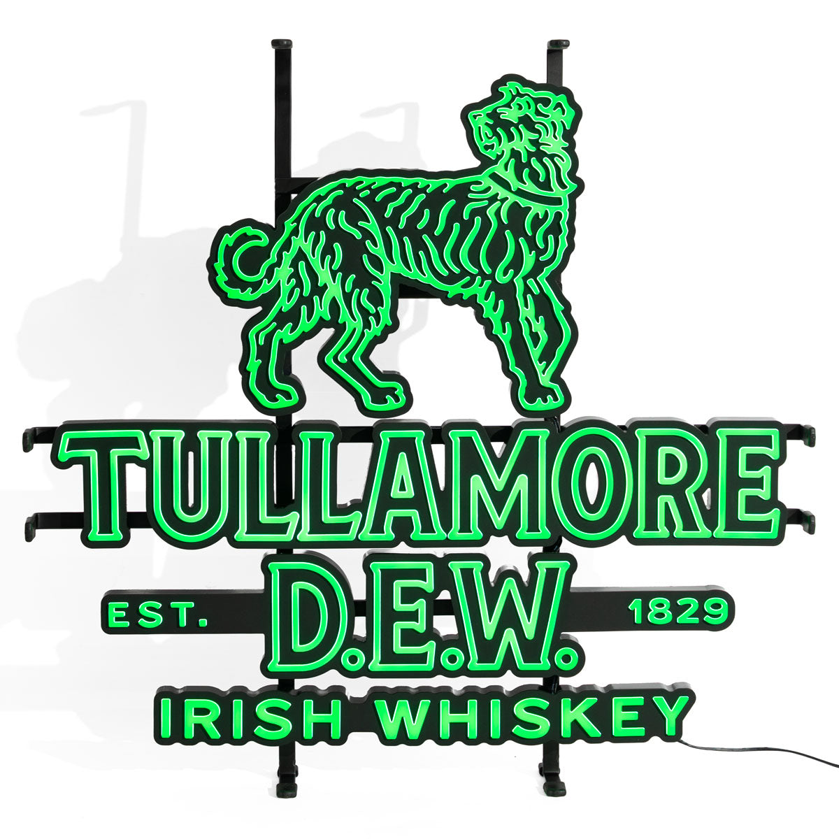 Tullamore Dew Whisky LED Leuchtreklame Leuchtwerbung inkl. Netzteil – Ansicht 4