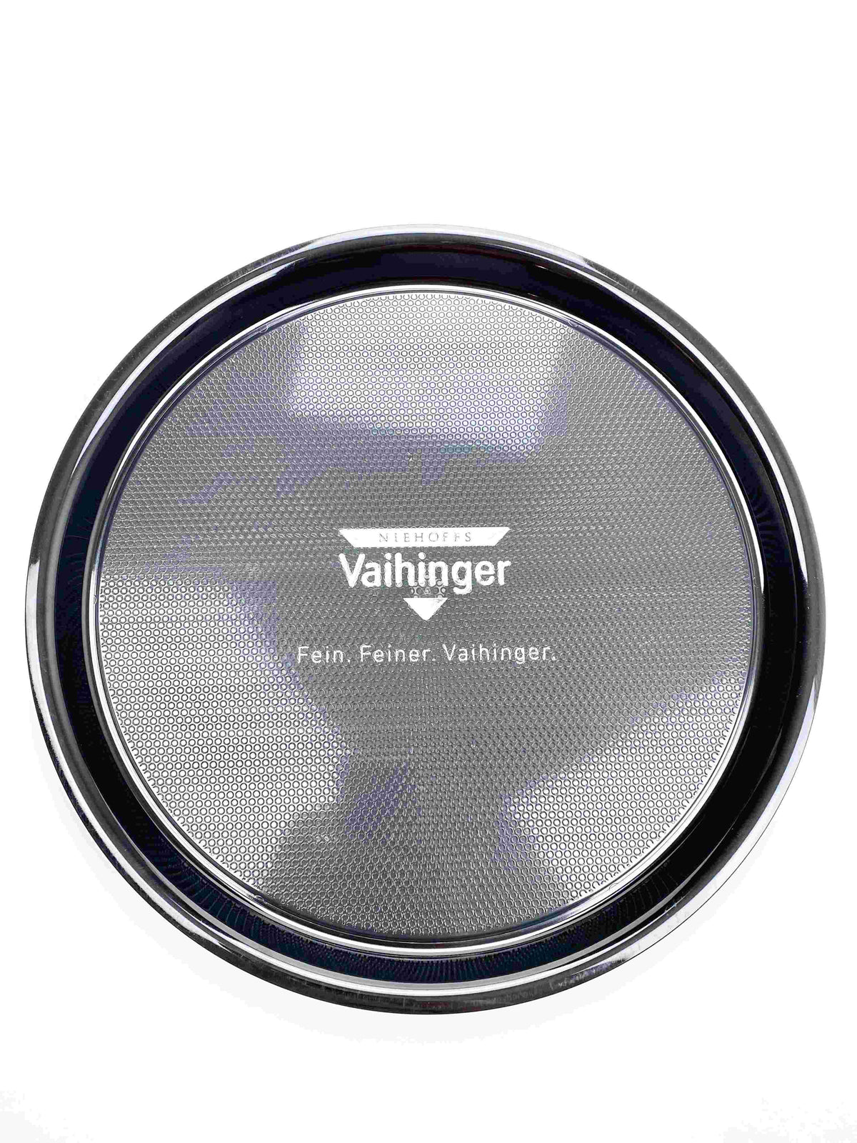 Vaihinger Saft Tablett Serviertablett Kellnertablett schwarz gummiert