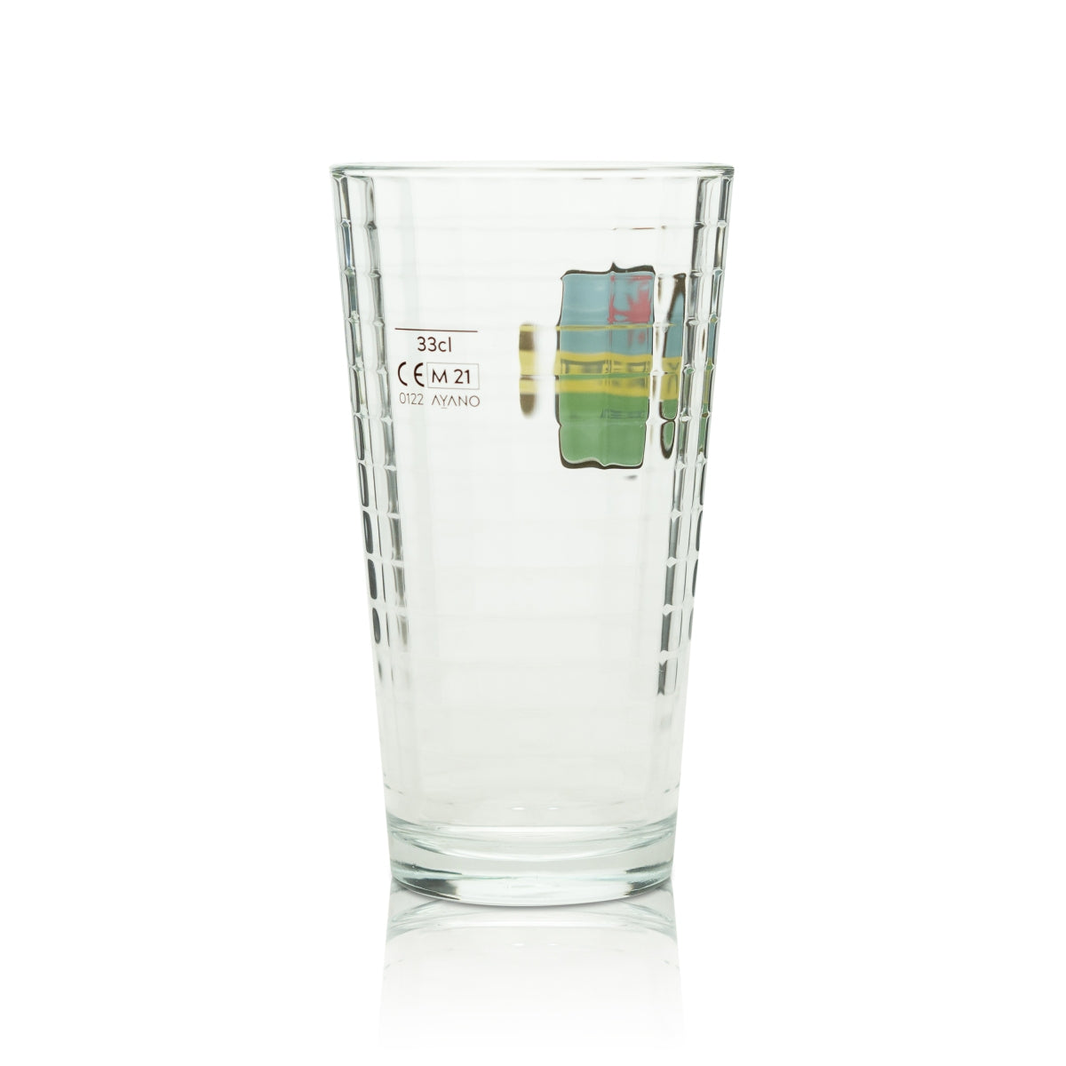6x Vedett Bier Glas 0,33l Becher "Extra" Relief Gläser Beer Belgium Craft Pils 33cl – Ansicht 3