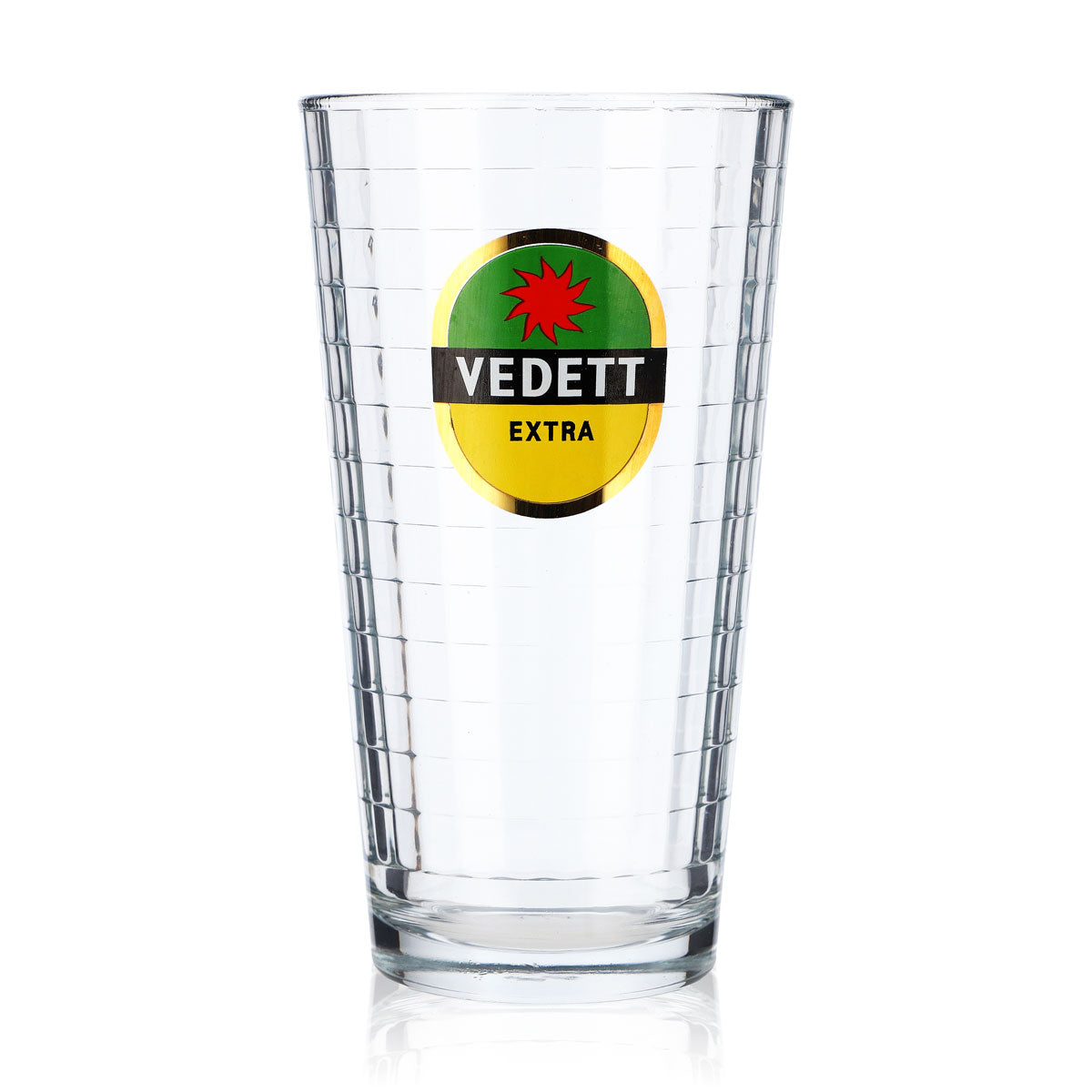 Vedett Bier Glas Biergläser 0,33l Becher Belgium Craft "Extra" grün/gelb"
