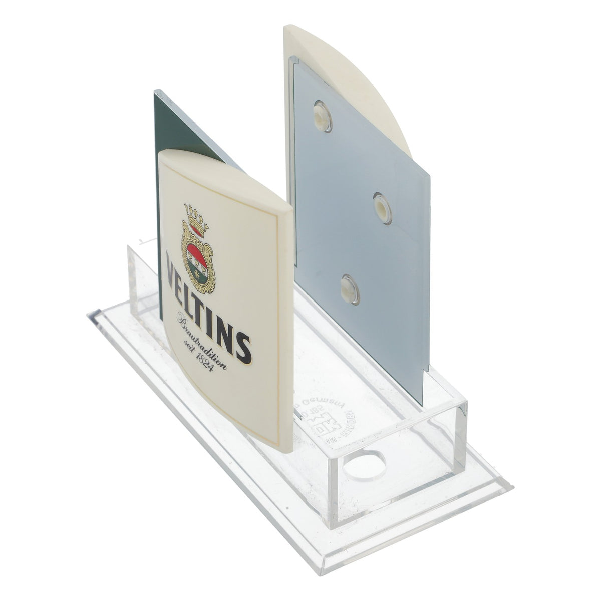 Veltins Bier Bierdeckelhalter Tischaufsteller Speisekartenhalter Kartenhalter – Ansicht 2