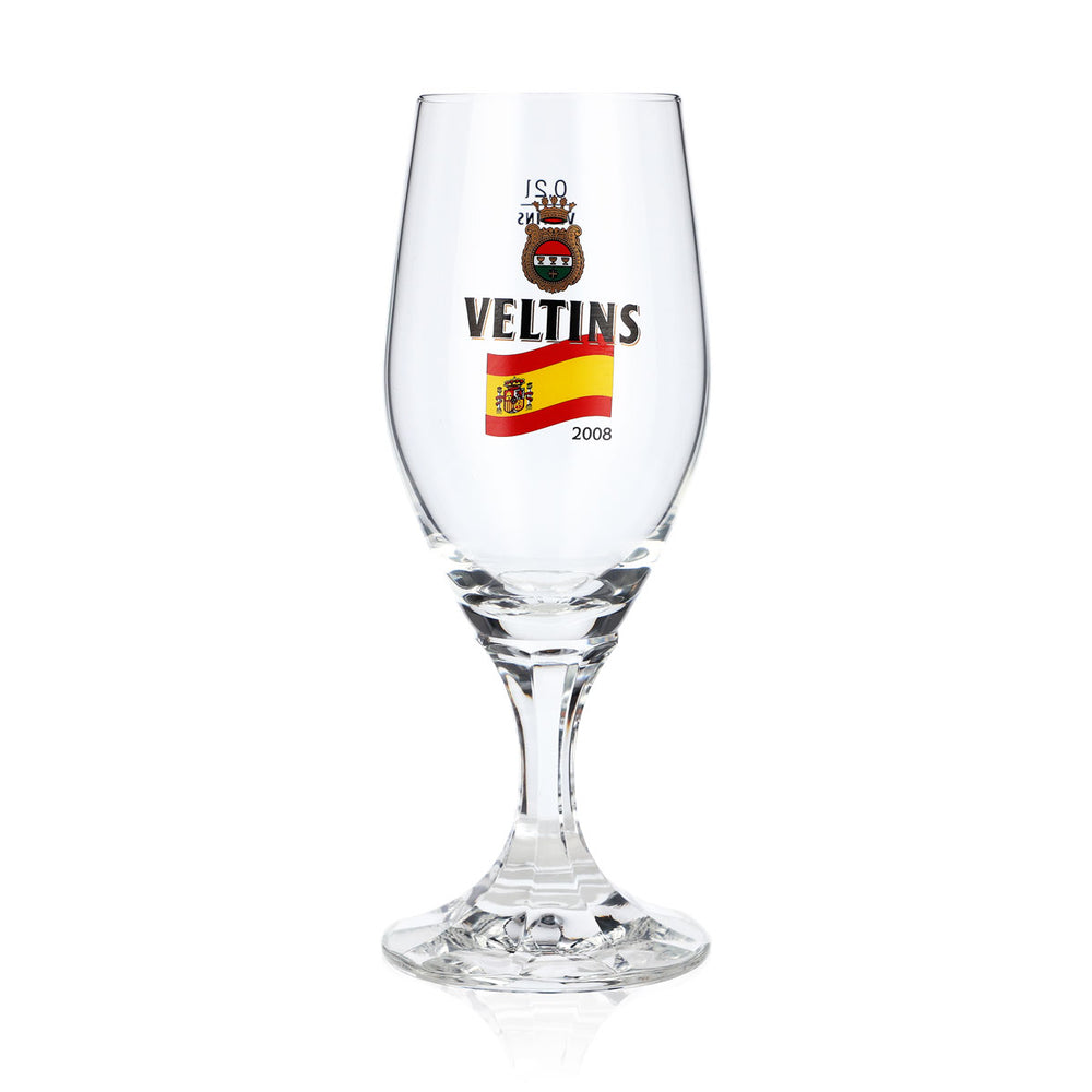 Veltins Bier Glas 0,2l Pokalglas EM 2008 Spanien Sonderedition Bierglas Pilsglas