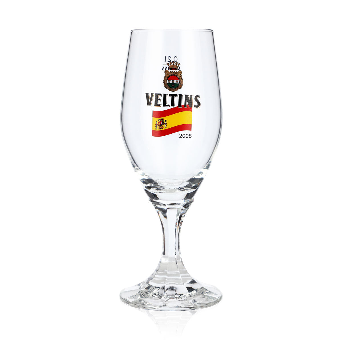 Veltins Bier Glas 0,2l Pokalglas EM 2008 Spanien Sonderedition Bierglas Pilsglas
