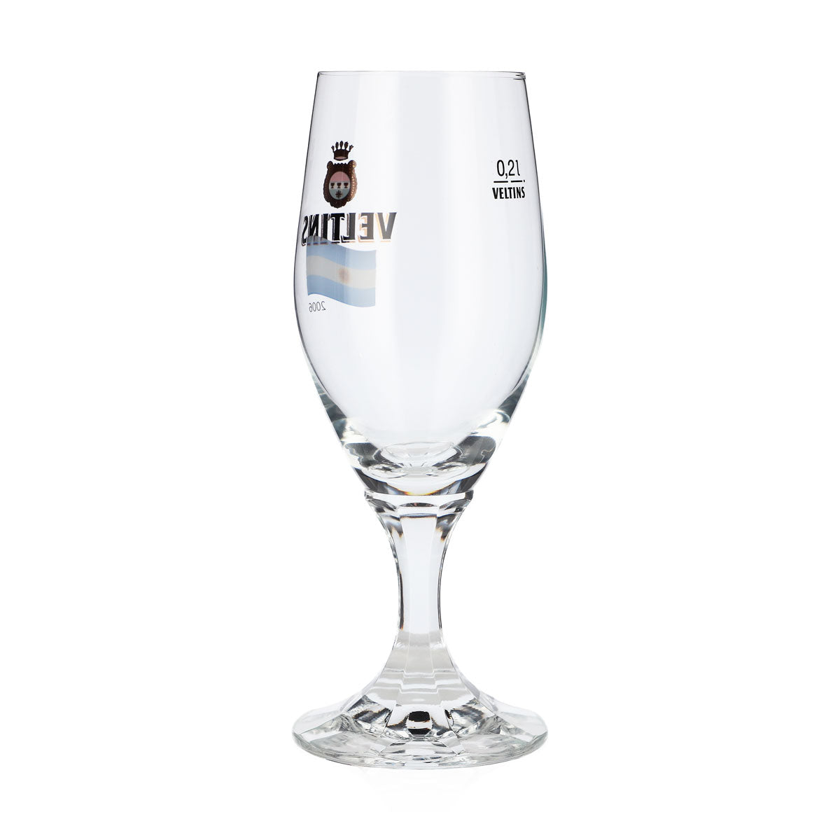 Veltins Bier Glas 0,2l Pokalglas WM 2006 Argentinien Sonderedition Bierglas Pint – Ansicht 3