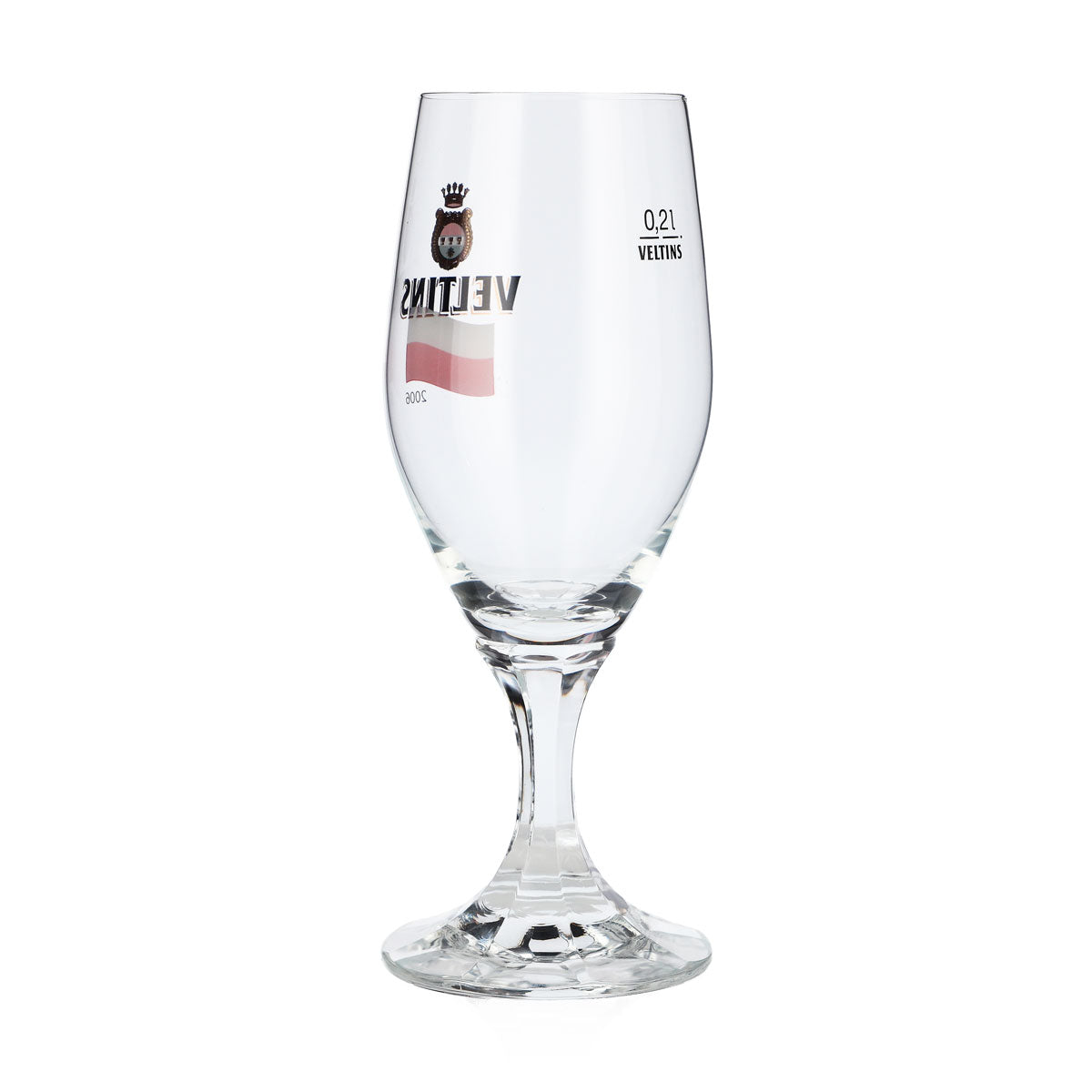 Veltins Bier Glas 0,2l Pokalglas WM 2006 Polen Sonderedition Bierglas Pilsglas – Ansicht 3