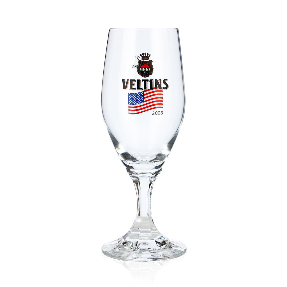 Veltins Bier Glas 0,2l Pokalglas WM 2006 USA Sonderedition Bierglas Pilsglas