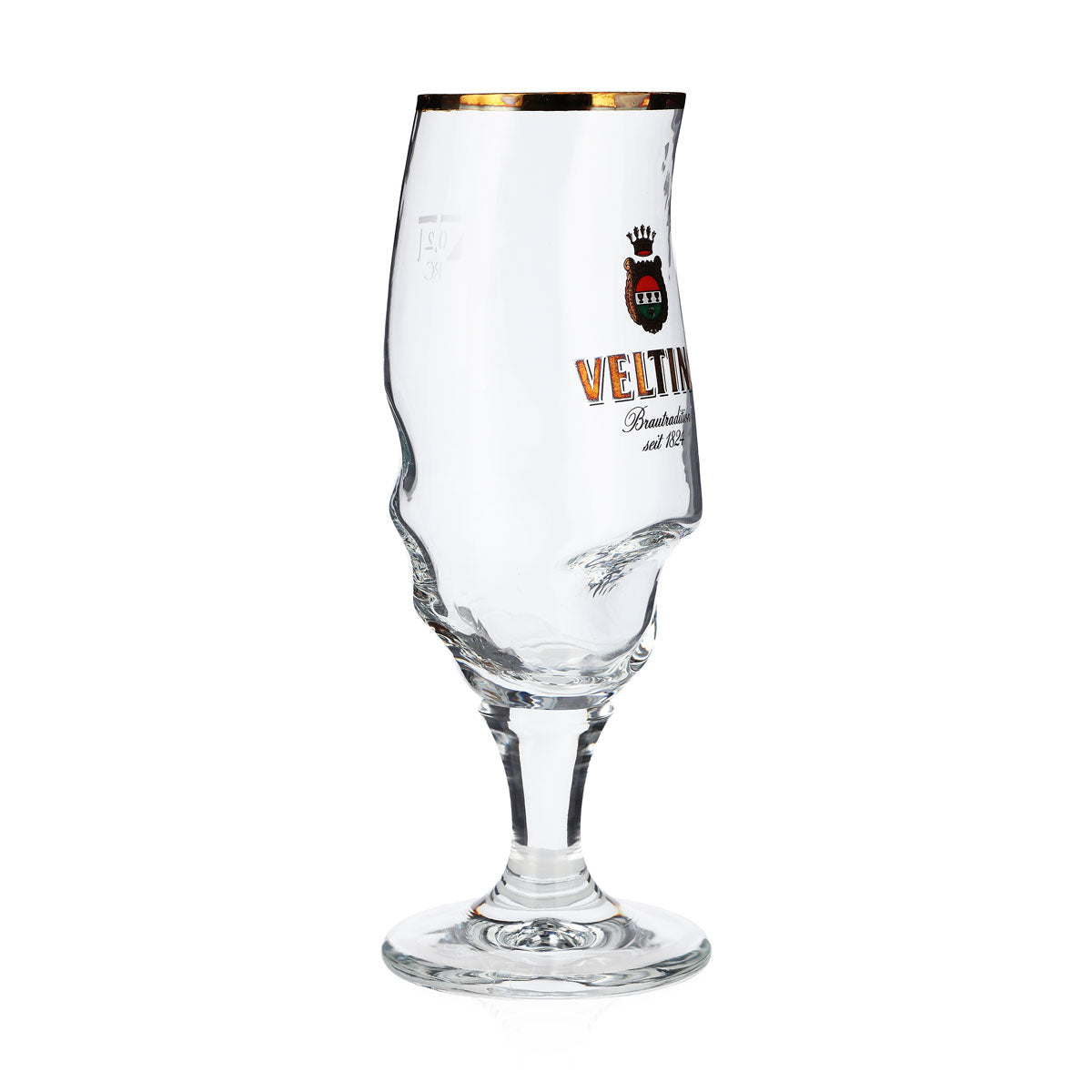 Veltins Bier Glas Biergläser "Crazy" 0,2l Pokalgläser Bierglas Griffmulde RC – Ansicht 2