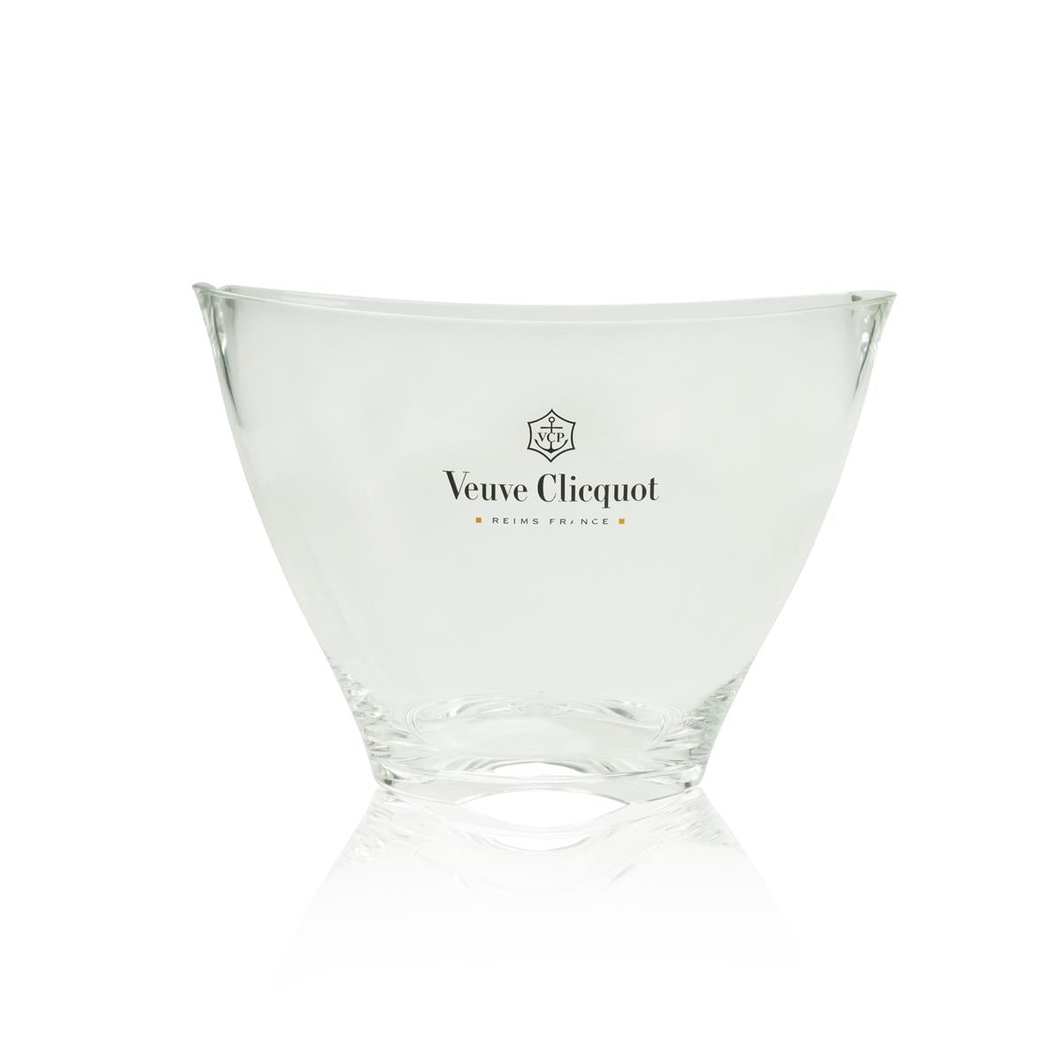 Veuve Clicquot Champagner Flaschenkühler Eiswürfelbehälter single transparent