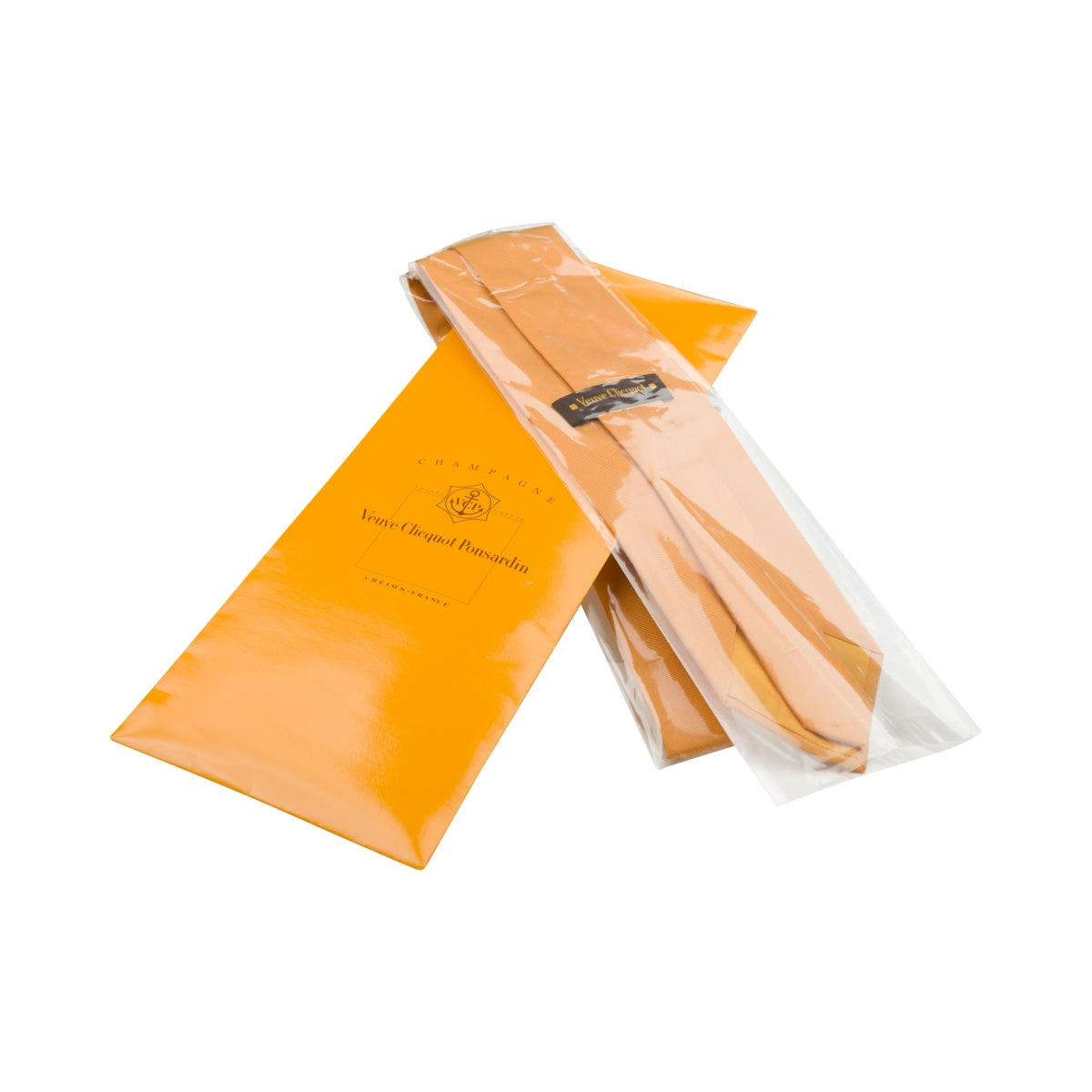 Veuve Clicquot Champagner Krawatte Orange Suit Schick Edel Ponsardin France – Ansicht 2