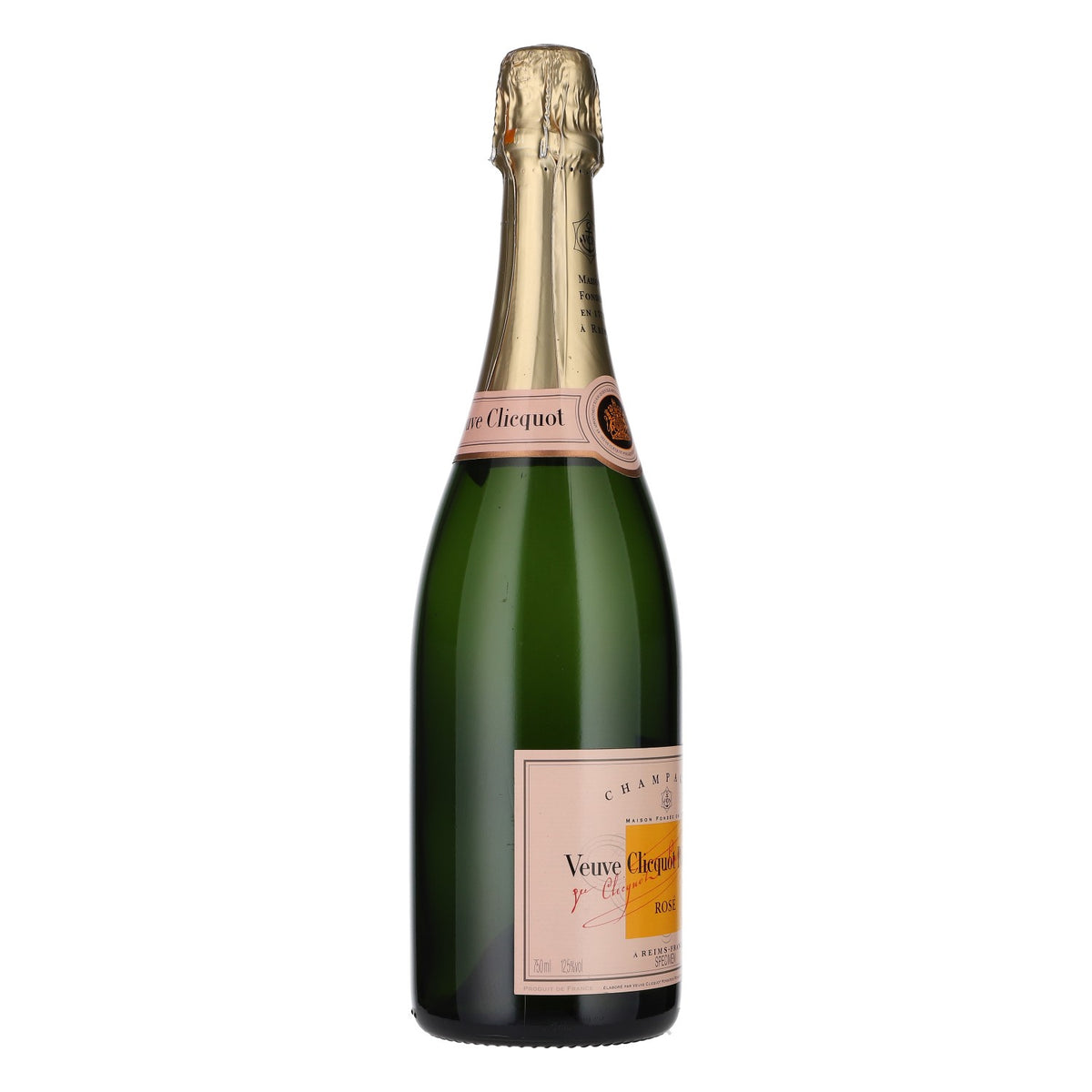 Veuve Clicquot Champagner Showflasche 0,75l leer Rosé neu Glas orange – Ansicht 2