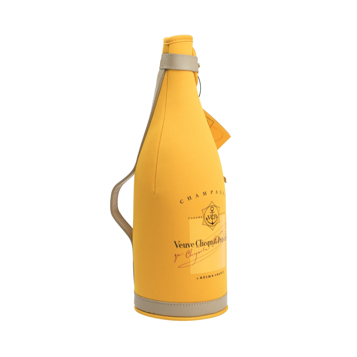 Veuve Cliquot Champagner Flaschenmantel 1,5l Kühler Orange Ponsardin Hülle Bar – Ansicht 2