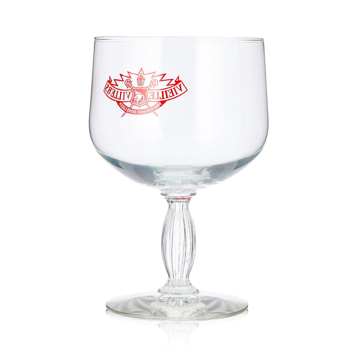 Villers Bier Glas 0,44l Tulpe Vieille Villers Rotes Logo – Ansicht 4