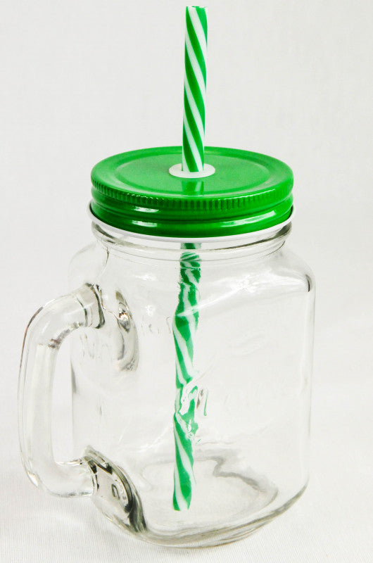 Volvic Wasser Glas Icetee Jar Glas Gläser Iceteekrug Grüne Ausführung